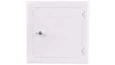 Drzwiczki rewizyjne metalowe 140x140mm białe DMW81