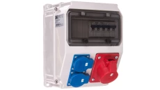 Rozdzielnica budowlana 9 modułów LUBLIN 16/4 2xGS 230V IP54 90350741W