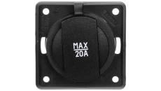 Gniazdo zasilające 24V samochodowe antracyt mat Integro mechanizm 945702505