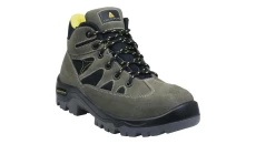 Buty z weluru skórzanego podeszwa z dwuwarstwowego PU podnosek i wkładka kompozytowe kol.zielono-czarny roz.36 PIED AURI3SPVN36