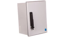 Obudowa naścienna Cubo N 300x400x200mm boki gładkie poliester trzypunktowe zamknięcie z rączką IP66 NGRP304020P3SH