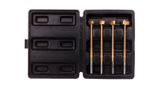 Komplet frezów do drewna uniwersalne fi 15 18 20 22 mm długość 130 mm ostrza pokryte azotkiem tytanu 57H246 /4szt./