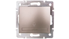 DOMO Łącznik zwierny dzwonek szybkozłączka 10AX 250V szampański 011030250 25012