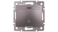 DOMO Łącznik zwierny dzwonek z LED szybkozłączka 10AX 250V grafit 011080241 24898