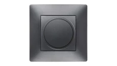 VOLANTE Ściemniacz do źródeł LED 0-100W grafitowy 2607-08