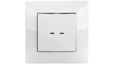 VOLANTE Łącznik jednobiegunowy z podświetleniem biały 2623-00