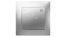 VOLANTE Łącznik zwierny /dzwonek/ z podświetleniem srebrny 2627-06