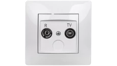 VOLANTE Gniazdo antenowe RTV końcowe biały 2652-00