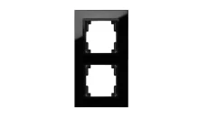 VOLANTE Ramka podwójna szklana czarny 2672-61