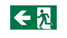 Piktogram PV24 w lewo 200x400 ISO7010 bez loga