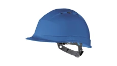 Hełm budowlany z polipropylenu wentylowany z regulacją płynną obwód głowy od 53cm do 63cm niebieski REGULOWANY TETE QUAR1BL