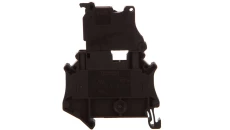 Złączka szynowa z bezpiecznikiem 5x20 6,3A 2-przewodowa 4mm2 czarna UT 4-HESILED 60 3046126
