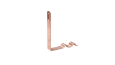 Uchwyt pod dachówkę L-100mm miedziany z zamkiem 10.5.1 CU /91008003/