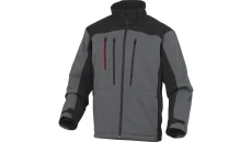 Kurtka wodoodporno-oddychająca z poliestru (94) elastanu (6) 2 warstwy laminowane kolor szary rozmiar 3XL CORP TATRYGR3X