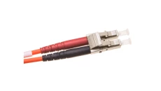 Patch cord światłowodowy LC/LC duplex MM 50/125 OM2 2m LS0H pomarańczowy DK-2533-02