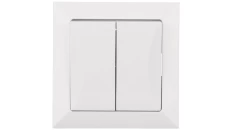 MAGIC Gniazdo antenowe RTV/SAT piaskowy metalic/chrom GAPS-M