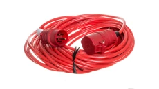 Kabel przedłużajacy (przedłużacz) Super-Solid IP44 25m CEE 400V/16A czerwony AT-N07V3V3-F 5G1,5 1168590