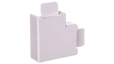 Narożnik do kanałów kablowych płaskiAP 20x10 biały /10szt/ ECAP2010B