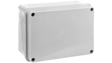 Puszka natynkowa samogasnąca gładka z pokrywą 960 stopni C seria 410A IP56 150x110x70 szara EC410C5A