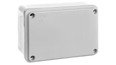 Puszka gładka z pokrywą 120 C Poliwęglan seria 480120x80x50szara EC480C4R