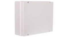 Puszka gładka z pokrywą 120 C Poliwęglan seria 480380x300x120szara EC480C9