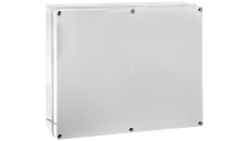 Puszka gładka z pokrywą 120 C Poliwęglan seria 480460x380x120szara EC480C10