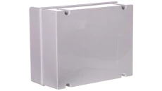 Puszka gładka z pokrywą wysoka 120 C Poliwęglan seria 490380x300x180szara EC490C9