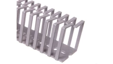 Korytko grzebieniowe elestyczne mocowane śrubami 50x50x500 szare /0.5m/ EC23407