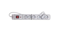 Listwa zasilająca ARMAC MULTI M6 3M 6X 230V PL szara M6/30/SZ