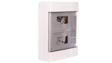 Rozdzielnica modułowa 2x12 natynkowa drzwi transp. seria 600 B IP40 280x350x100 biała EC60024B
