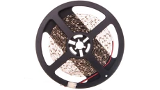 Taśma Flash 3528, 300 LED zimny biały, 24W, bez żelu 8mm, Rolka 5m, 12V