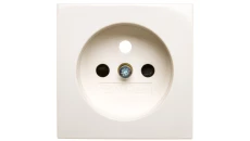 B.Kwadrat Płytka czołowa gniazda z/u z przesłonami kremowy 3965768992