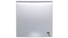 B.Kwadrat/B.7 Płytka czołowa gniazda z/u z pokrywą aluminium 3965898994