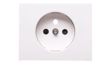 K.1 Płytka czołowa gniazda z/u z przesłonami śnieżnobiały 3965757009