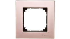 Merten M-Elegance Ramka pojedyncza metalowa tytan MTN403105