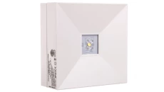 Oprawa awaryjna LOVATO II LED 2W (opt. universal) 240lm 1h jednozadaniowa biała LV2U/2W/C/1/SE/X/WH