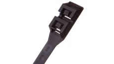 Opaska kablowa z płaską główką 290x8,8mm czarna BMCOL6502 /100szt./