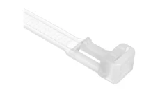 Opaska kablowa otwierana wielokrotnie 250x7,5mm biała BMWB5252E /100szt./