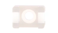 Uchwyt siodełkowy do opasek kablowych biały 4,8mm 9,5x15mm F=3,5mm BMSB5498E /100szt./