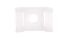 Uchwyt siodełkowy do opasek kablowych biały 9mm 14,6x22,5mm F=11mm BMSB5496E /100szt./