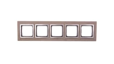 Simon 54 Nature Ramka pięciokrotna beton - BUTTI CEMENTI DRN5/92