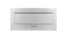 Przedłużacz biurkowy 223x108mm 3x gniazdo z uziemieniem aluminium AE-PB03GU-53