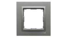 VENA2 Ramka pojedyncza aluminium 524081