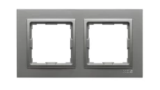 VENA2 Ramka podwójna aluminium 524082