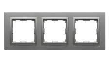 VENA2 Ramka potrójna aluminium 524083