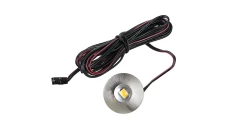 LedPoint Oprawa meblowa led okrągla 0,7W zimna biała wpuszczana podszafkowa