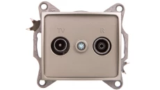 DOMO Gniazdo RTV końcowe szampańskie 011330050 25041