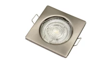 Oprawa TOPAZ kwadrat stała BS Chrom Mat blacha stalowa