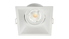 Oprawa TORINO kwadrat biała odlew aluminium