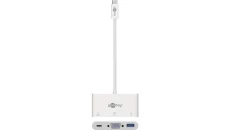 Multi adapter USB-C - USB-A 3.0 + VGA D-Sub(15-pin) + USB-C 62100
